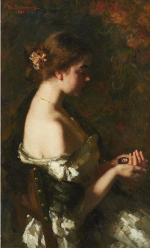 A Young woman, 1903 (Thérèse Schwartze) (1851-1918)
